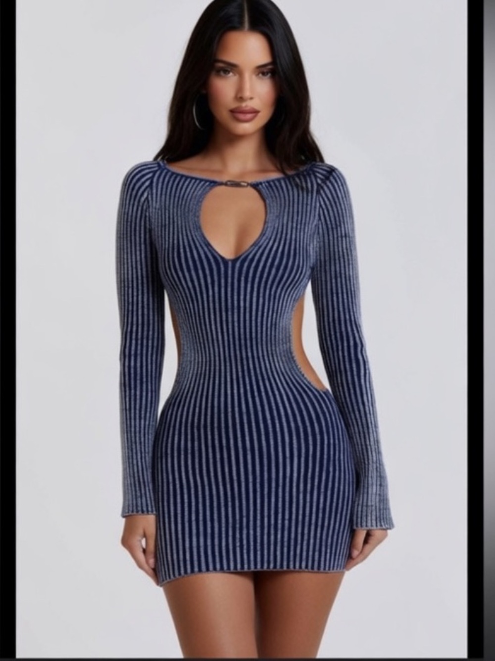 JADED LONDON TRIBECA BACKLESS MINI DRESS Small S $210